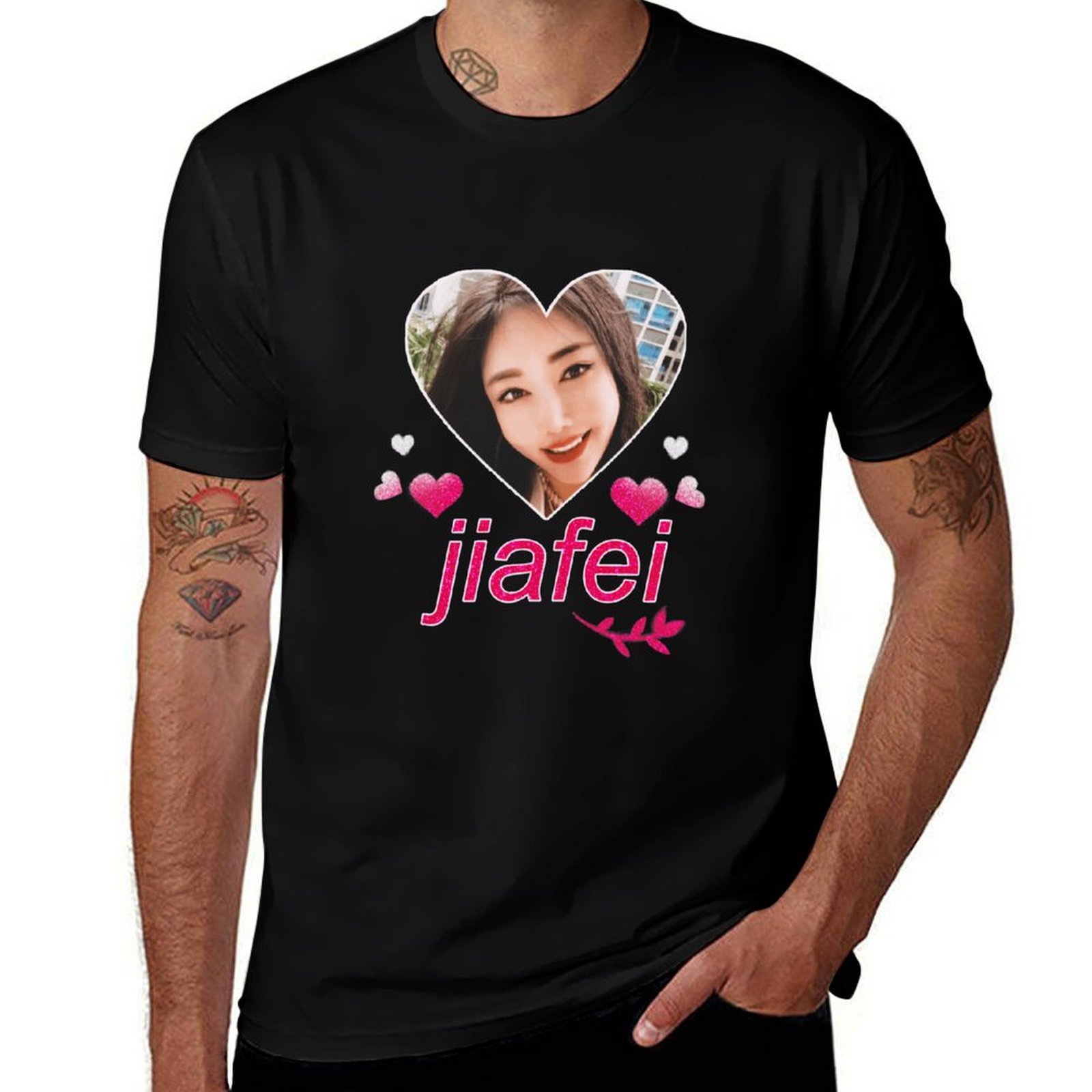 Tee Graphic Print - 지아페이 프로덕트 티셔츠 남성용 그래픽 빈티지