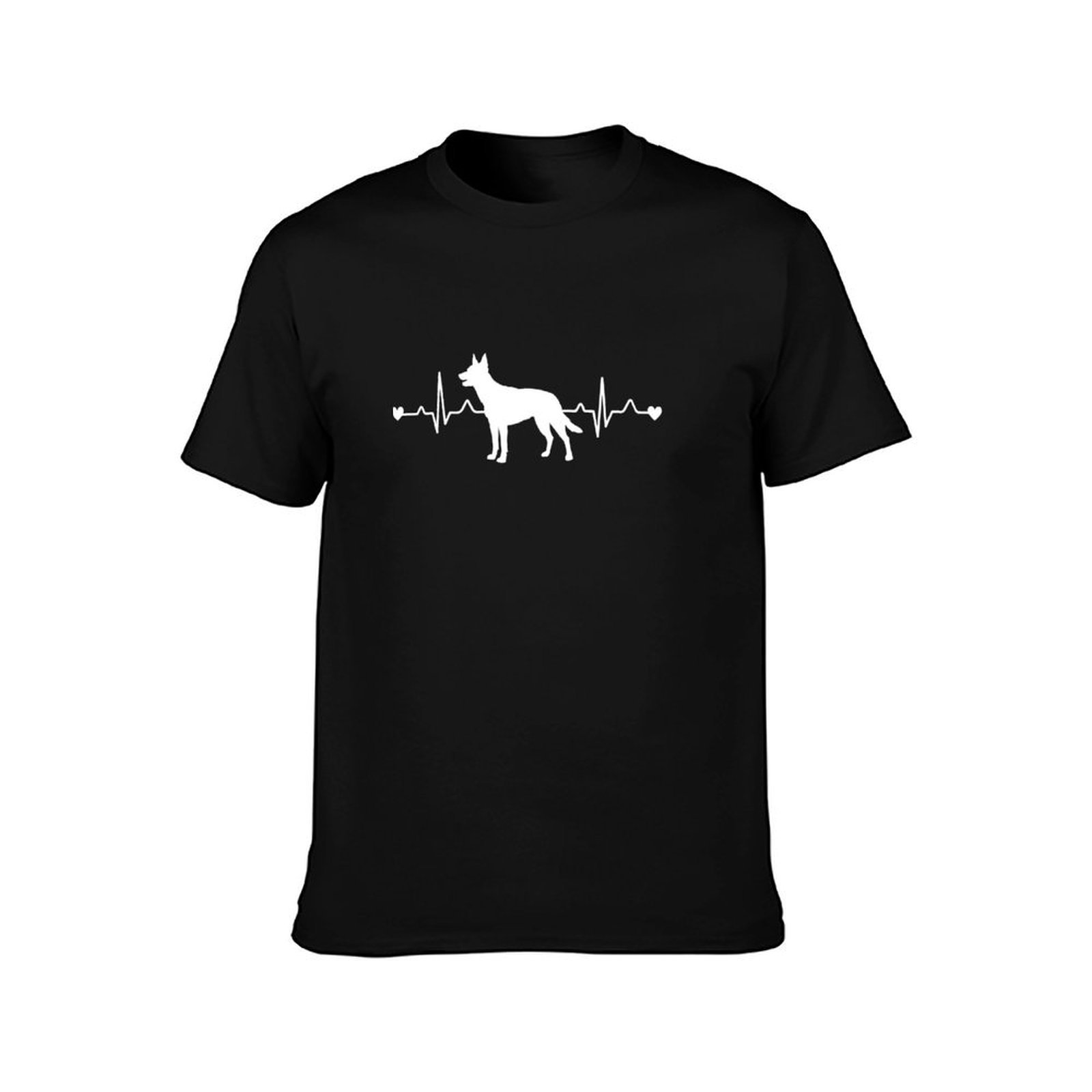 호주산 켈피 하트비트 펄스 ECG 티셔츠 캐주얼 데일리 - Tee Graphic Print 리뷰 및 가격