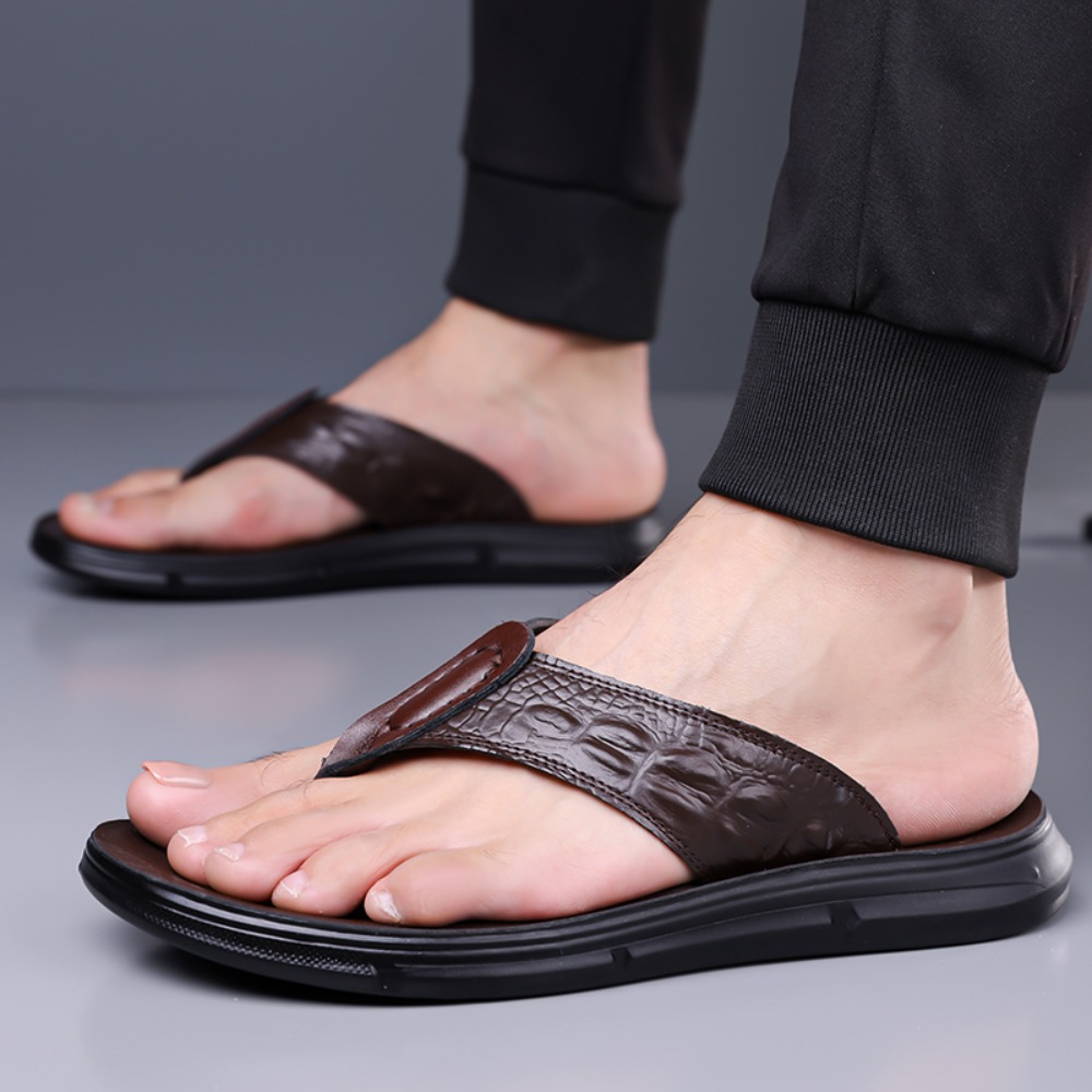오아아노 와이드 토 썸머 남성 가죽  thong 플립플 - Flip Flop Leather Men 리뷰 및 가격